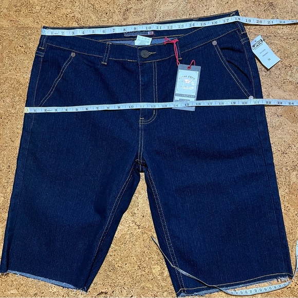 Fatal Men’s Denim Cut Off Jean Shorts NWT Sz 36 - Picture 9 of 13